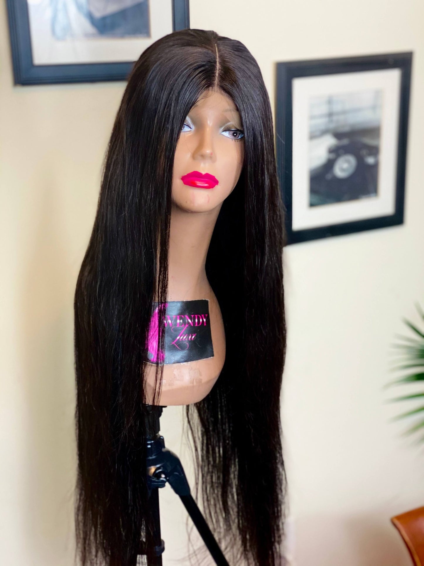 lace front straight wig