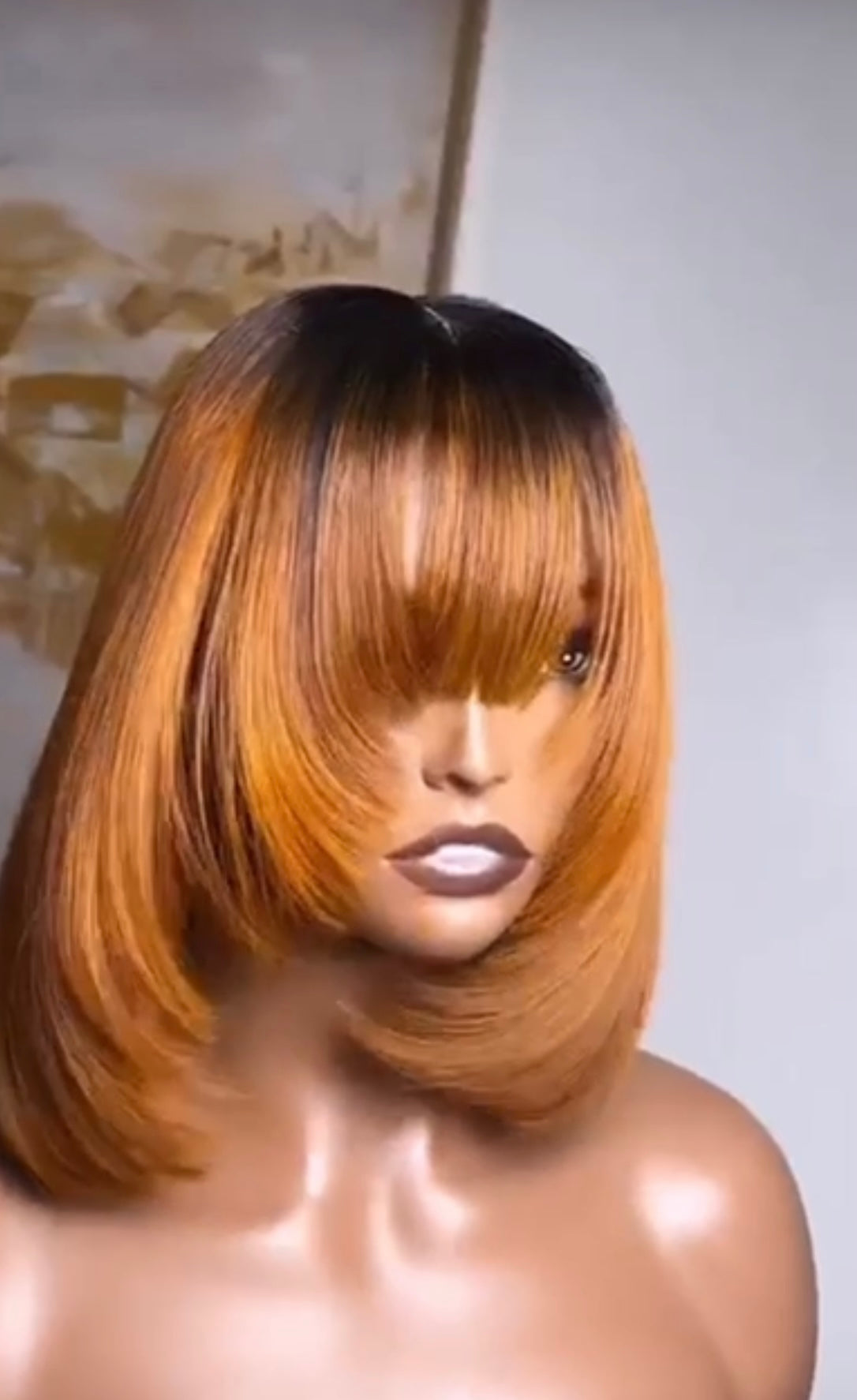 Two-Toned Bob with bangs