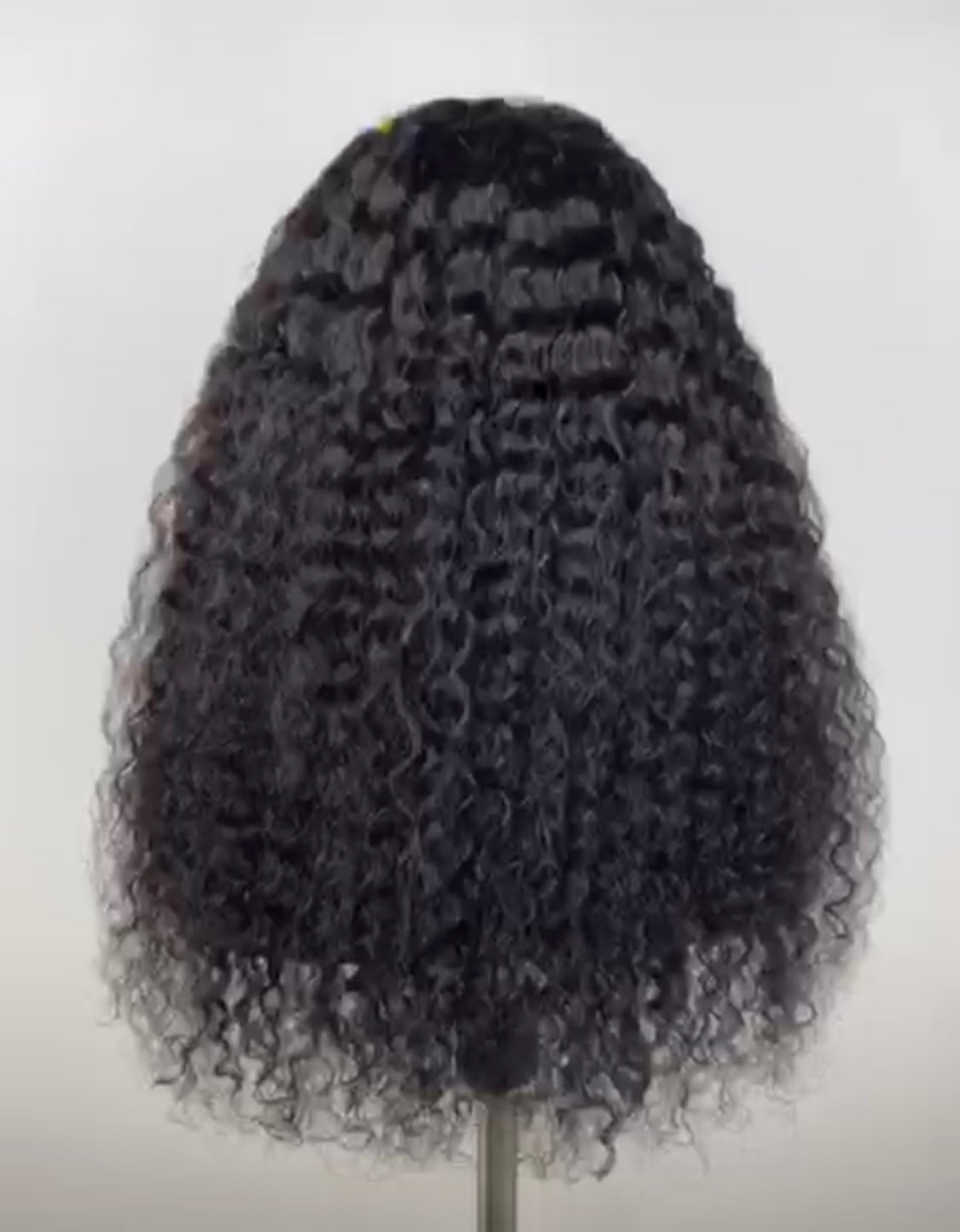 Braided curly frontal wig