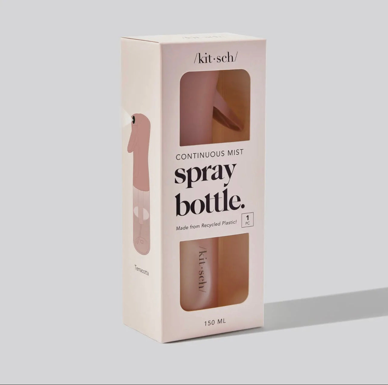 Recycled Plastic Continuous Spray Bottle - Terracotta