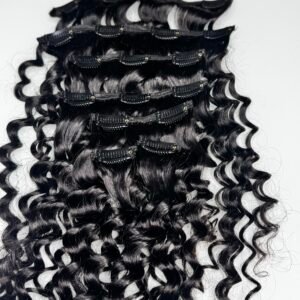 Luxury Deep Wave Clip-In Hair Extensions