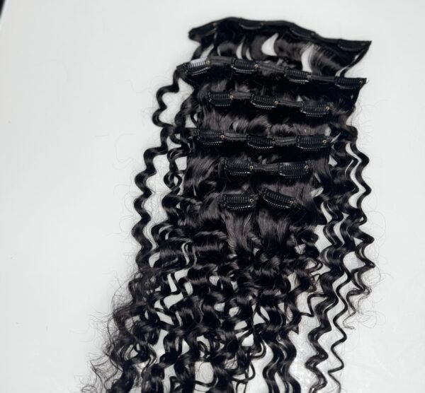 Luxury Deep Wave Clip-In Hair Extensions