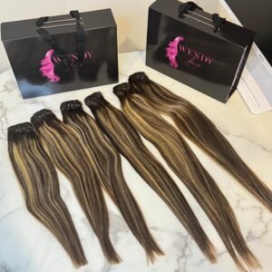 TWO-TONED BONE STRAIGHT RAW HAIR BUNDLES